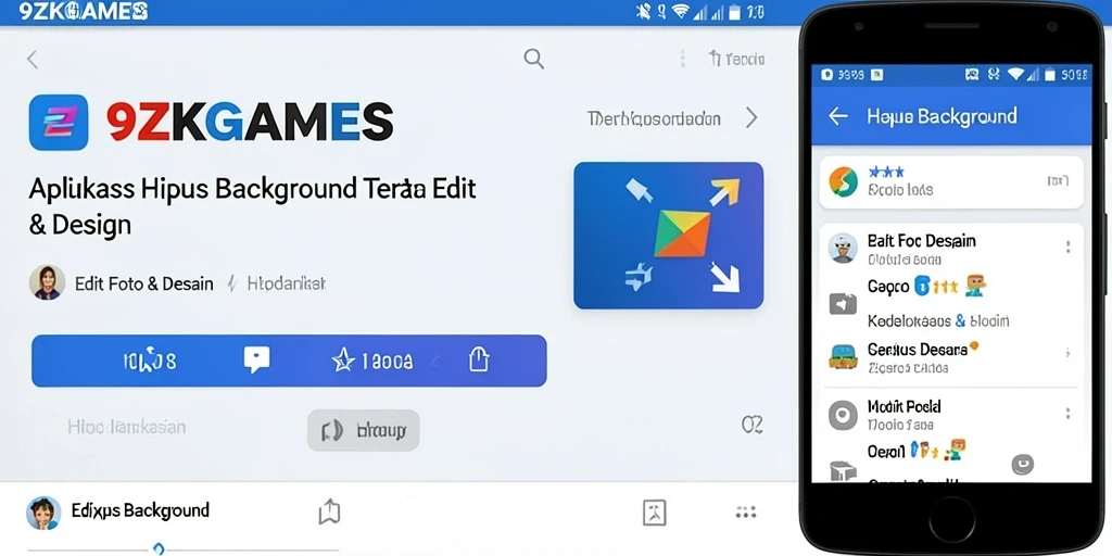 Tampilan antarmuka 9ZKGAMES saat menghapus latar belakang gambar.