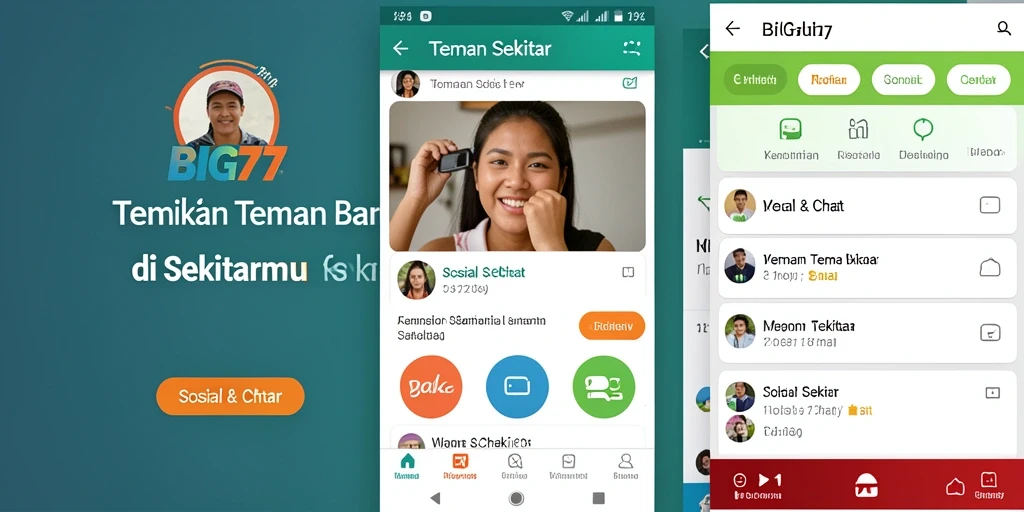 Antarmuka pengguna BIG77 yang sederhana dan ramah.