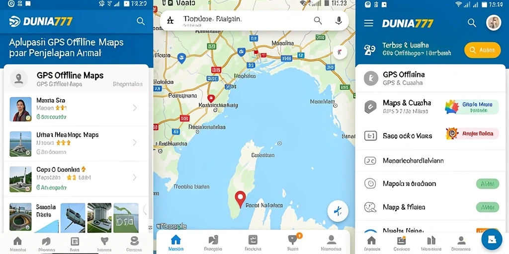 Antarmuka DUNIA777 menampilkan peta navigasi yang jelas dan informatif.