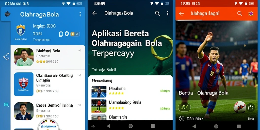 Antarmuka IDR89 menampilkan berita dan statistik sepak bola terkini.