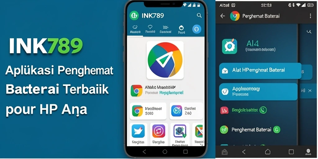 Antarmuka aplikasi INK789 menunjukkan fungsi Penghemat Baterai yang intuitif.