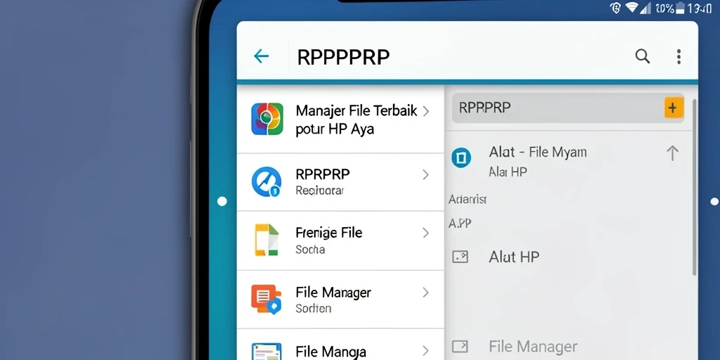 Tampilan antarmuka RPRPRP menampilkan pengelolaan file yang efisien dan terorganisir.