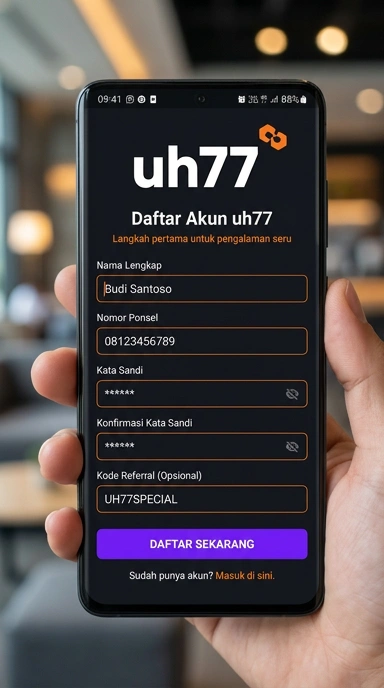 Buat Akun Baru di uh77 dengan Mudah